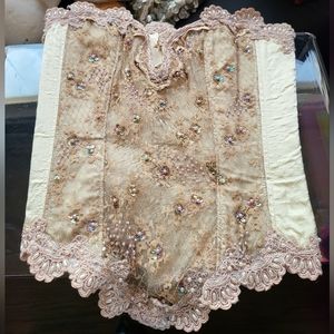 Embellished lace Belinda corset top